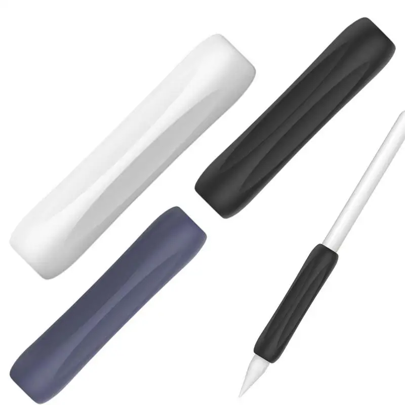 

Силиконовый чехол с ручкой для сенсорного экрана, противоударный Противоскользящий защитный карандаш с защитой от царапин для Apple Pencil 2 /1 поколения