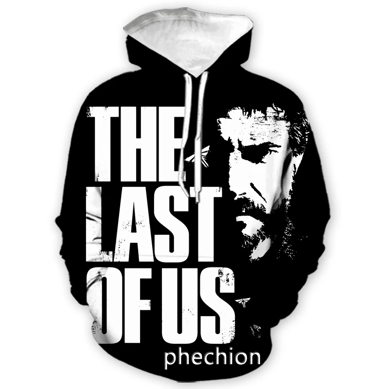 Модные мужские/женские толстовки phechion THE Last Of Us с 3D принтом Спортивная модная