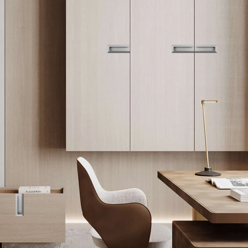 BON шкаф Встраиваемая ручка ящик скрытая кнопка углубление ручки невидимая дверь