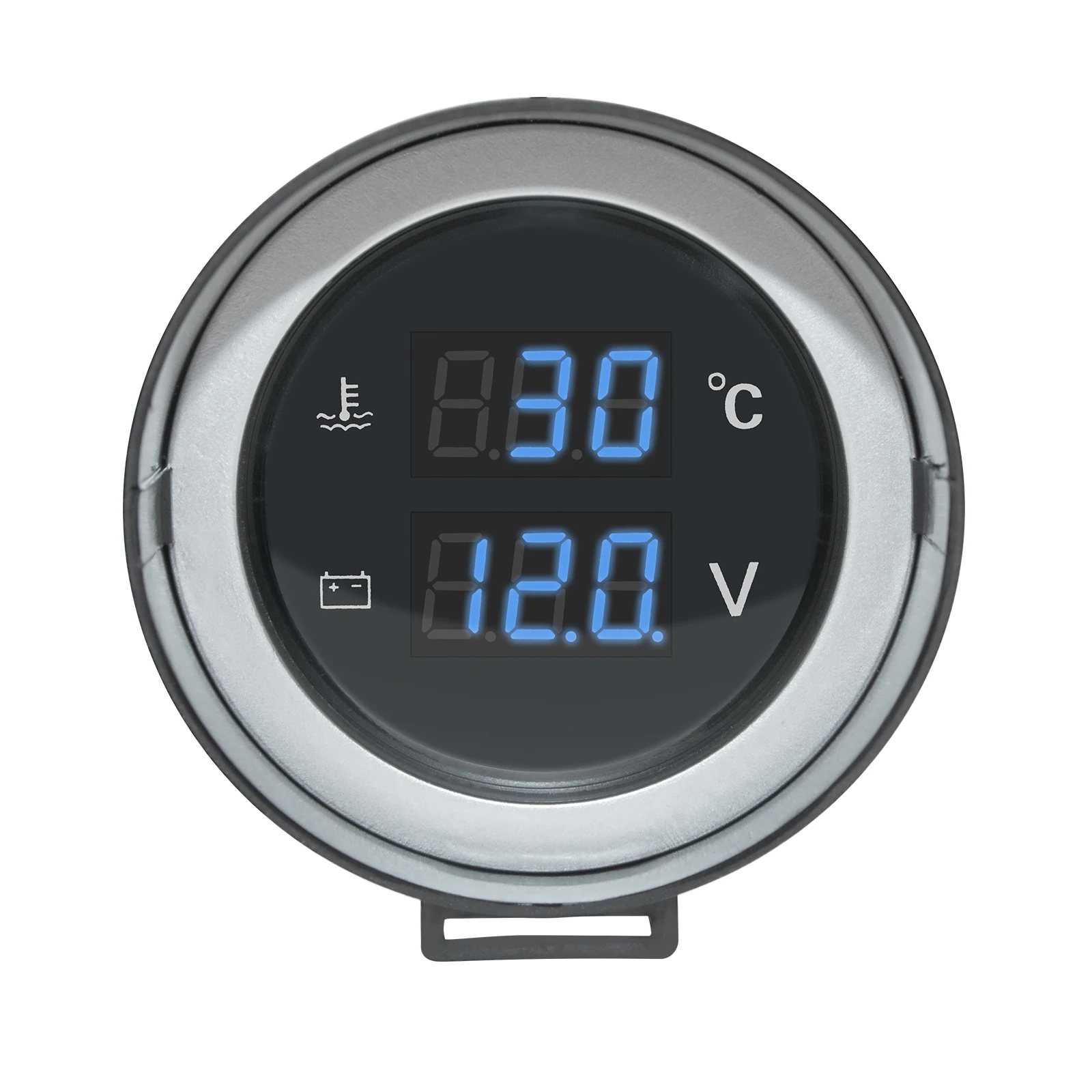 Круглый Светодиодный Цифровой Датчик Температуры Воды Для Грузовика Мотоцикла