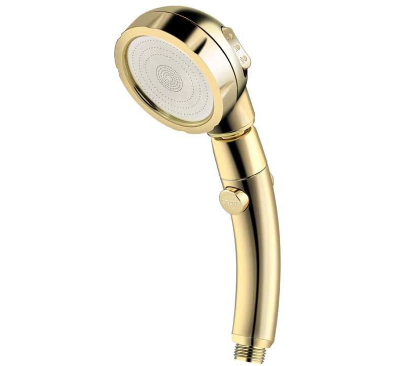 

360 Degrees Rotating Shower Head Adjustable Shower Head 3 Mode Shower Water Pressure Shower Head with Stop Button Shower Head