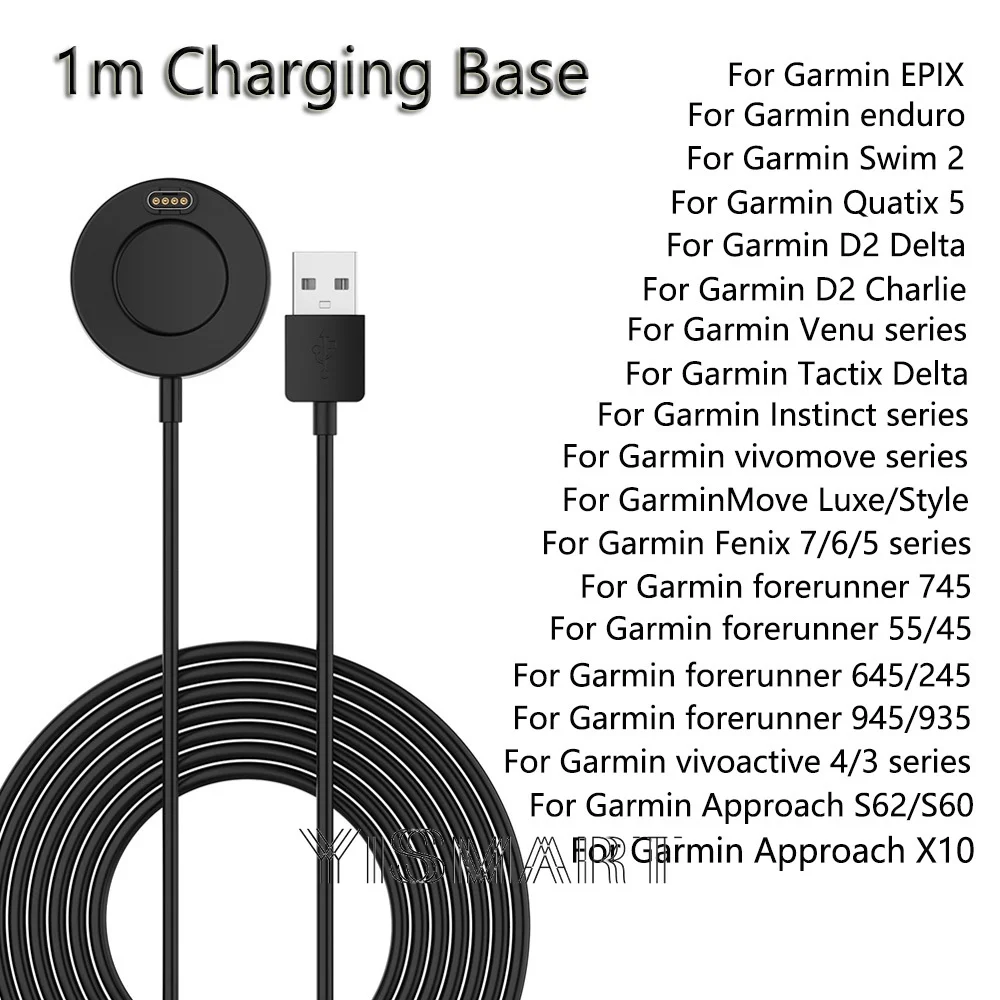 

Док-станция для зарядного устройства USB для Garmin Fenix 6 6s 6x7 7s 7x