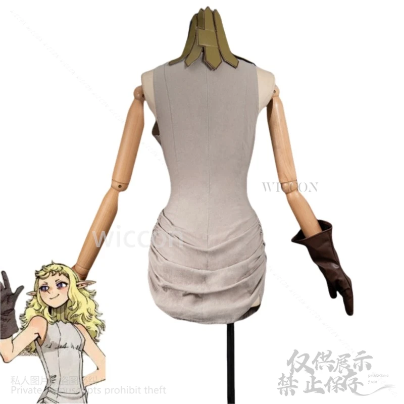 Аниме Delicious In Dungeon Косплей Milsüch Of The House Tol Fleki Костюм Платье Униформа Женский