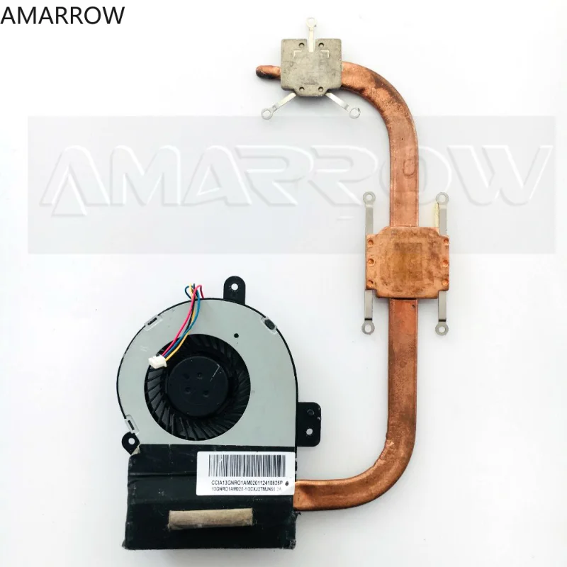 Оригинальный теплоотвод для ноутбука, кулер для процессора Asus X45V X45VD X45C X45U X45E толщина 1 мм