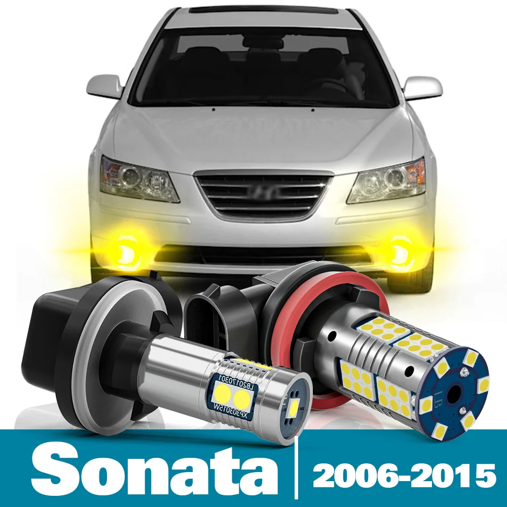 2pcs LED Fog Light For Hyundai Sonata Accessories 2006 2007 2008 2009 2010 2011 2012 2013 2014 2015
