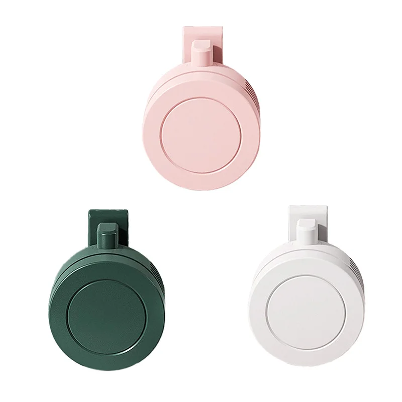 

Mini Novelty Neck Clip Fan Air Cooling USB Personal Fan For Outdoor 3 Speeds Desktop Fan 360 Adjustable Wind