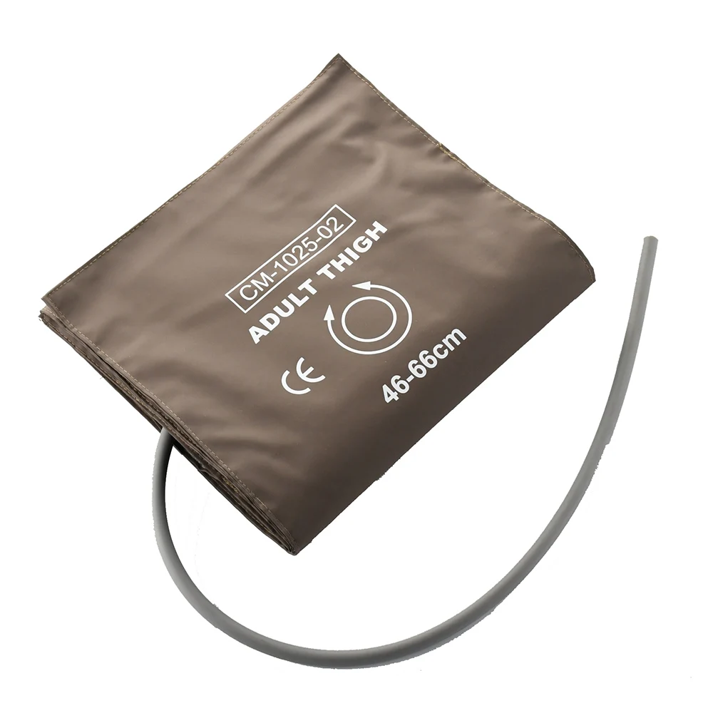

Arm Circumference 46-66cm Reusable Blood Pressure Cuff, Single Tube NIBP Cuff with Bladder, Precision Digital Sphygmomanometer