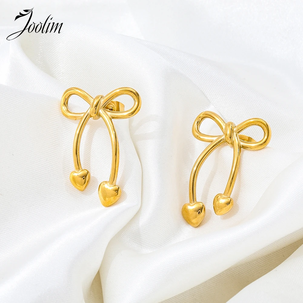Joolim ювелирные изделия высокого качества PVD оптом не выцветают модные милые банты