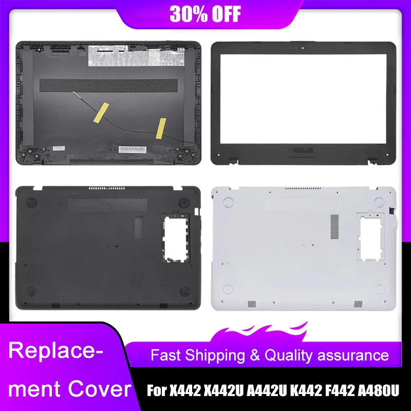 Новая задняя верхняя крышка ЖК-дисплея для ноутбука Asus X442 X442U A442U K442 F442 A480U