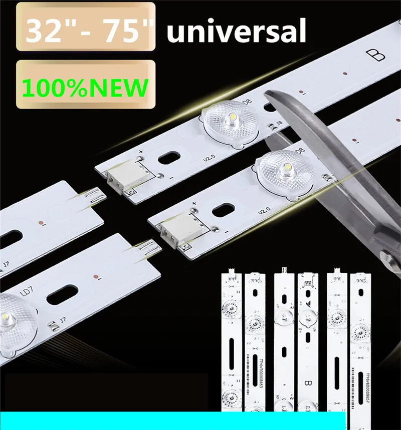 LED лампы подсветки для телевизоров Hisense Changhong NEW Konka