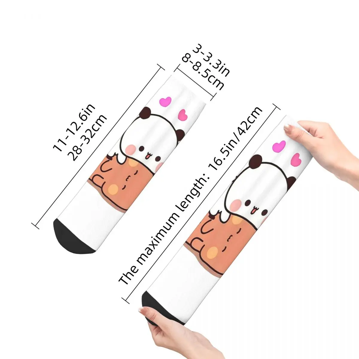 Носки с воздушными шарами персикового цвета и гома Бубу Дуду супер мягкие чулки в