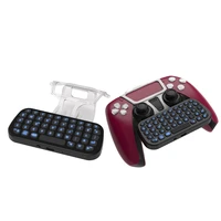 keyboard handle wireless bluetooth compatible 5 0 keyboard set for ps5 wireless controller chat pad installation mini keyboard