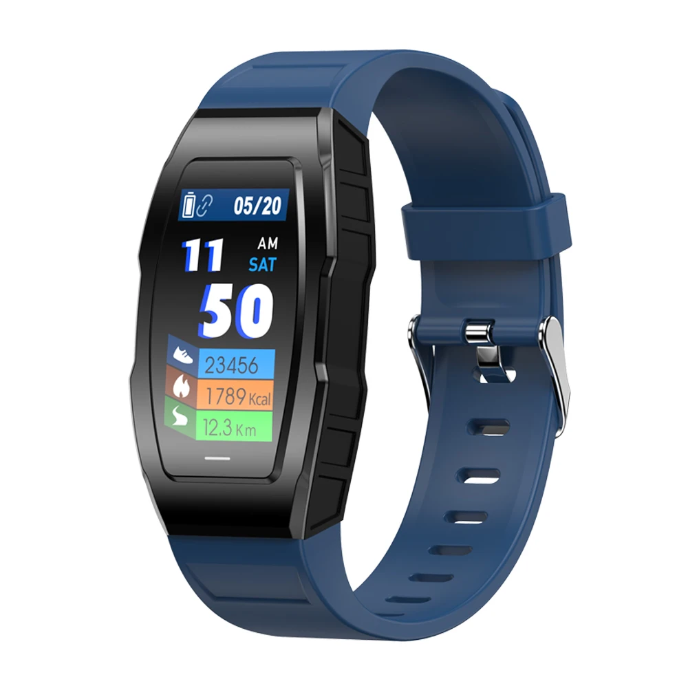 

Смарт-браслет с измерением температуры тела, пульса, артериального давления, кислорода, IP68 Водонепроницаемый Фитнес Смарт-браслет для Android ...