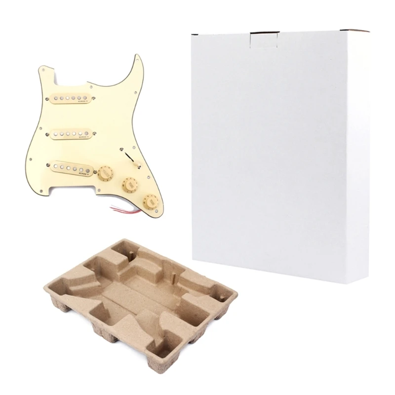 

Scratch Plate Preloaded SSS 5 Pickups Prewired Pick Guards Loaded Single Coil