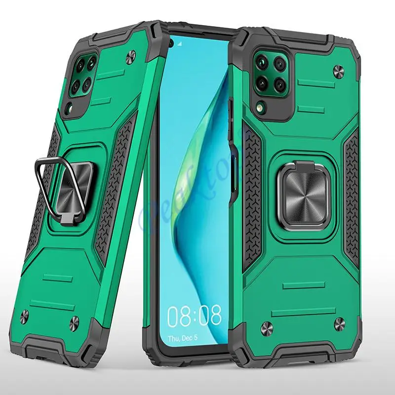 Противоударный чехол для Huawei P40 Lite защитный с магнитным держателем и кольцом P 40 |