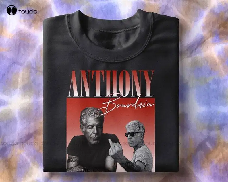 Anthony Bourdain T-Shirt, Anthony Bourdain 90S Shirt, Vintage Anthony Bourdain, Chef T-Shirt Digital Printing Tee Shirts Xs-5Xl