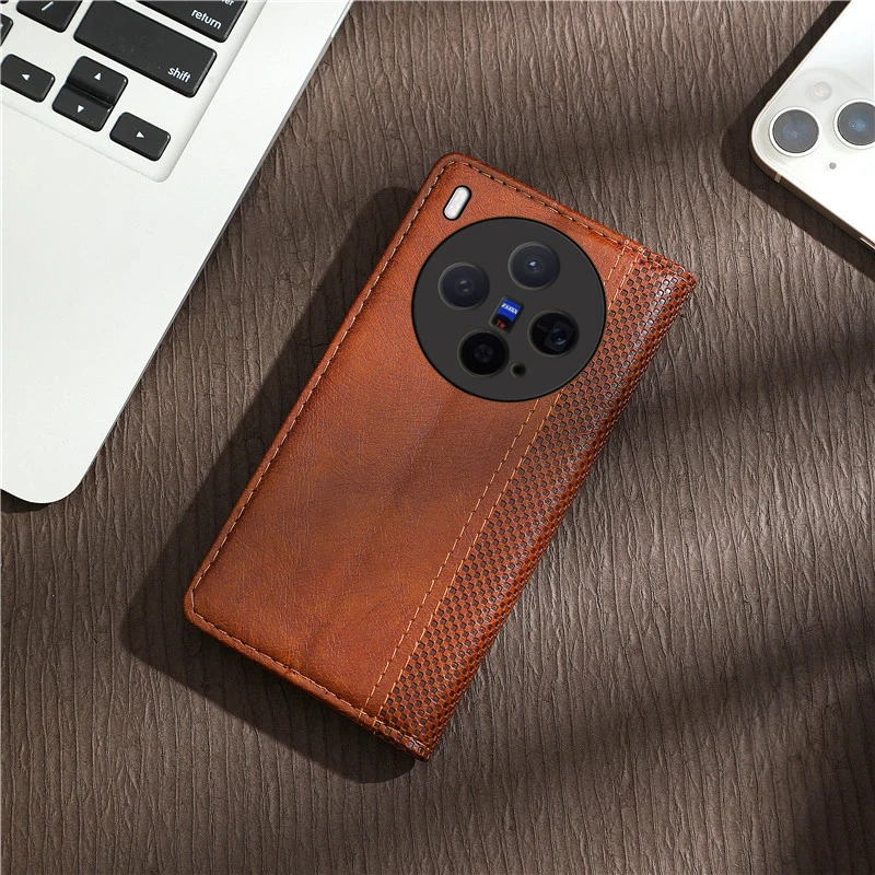 Фото Флип-кожаный чехол для телефона Vivo X300 Чехол Vivo X300 Pro Cover Global Version Wallet Shell Etui Vivo Case X300 5G X 300 Pro Capa №3