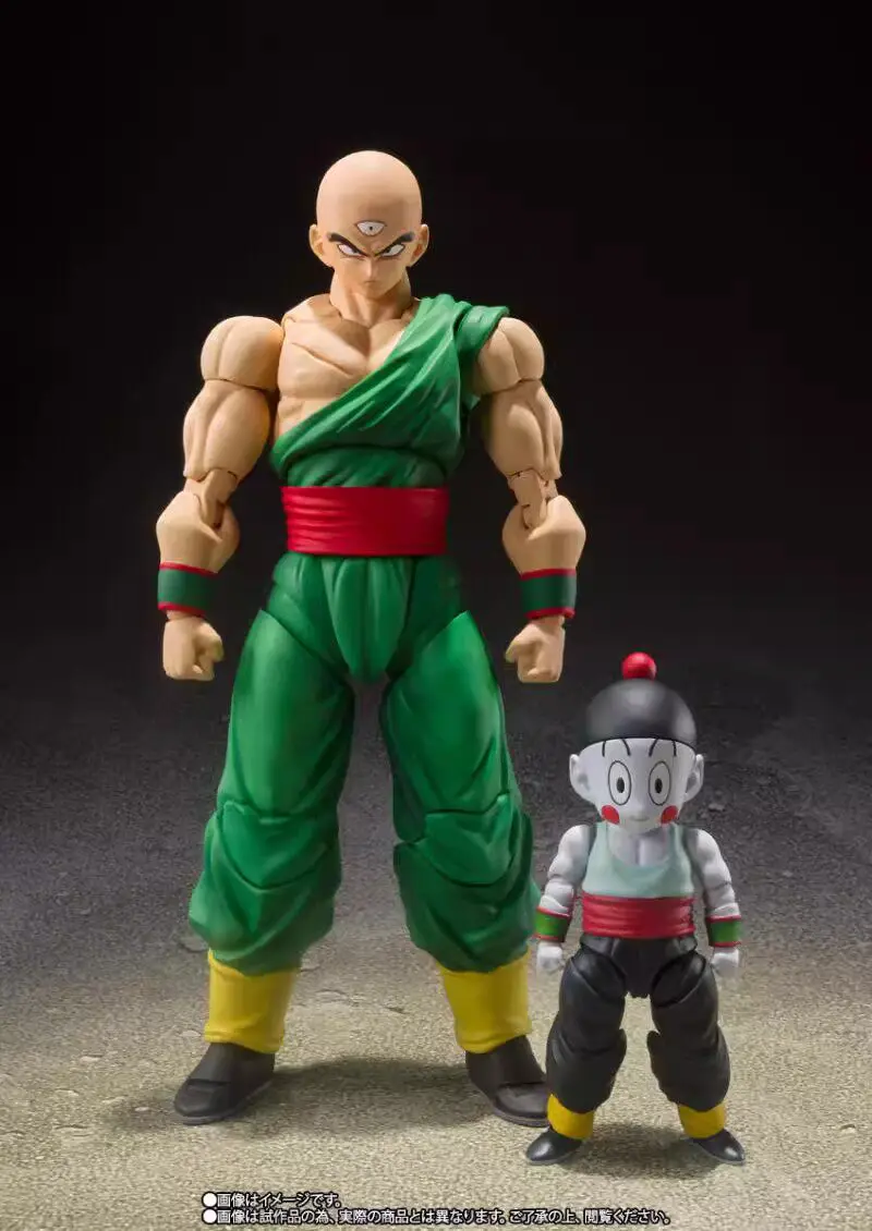 Фото Фигурка Bandai S.H.Figuarts Dragon Ball Z Tien Shinhan Chiaotzu 2.0, полностью подвижная, коллекционная модель Tamashii Limited №1