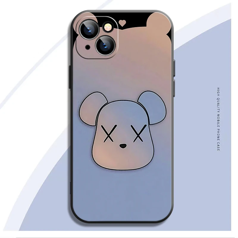 bear mechanical protect hot case for iphone 12 13 pro max mini 11 pro max x xr xs max se2020 8 7 6 6s plus silicone phone cover free global shipping