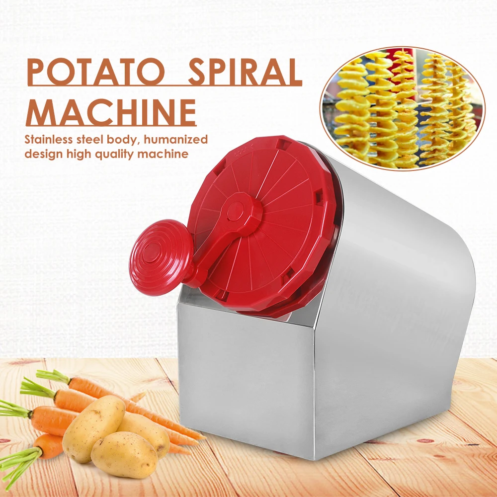 ITOP Multifunctional Potato Tower Machine Potato Cutter With 3 Blades Multiple Cutting Shapes Potato Spiral Cutter Potato Slicer