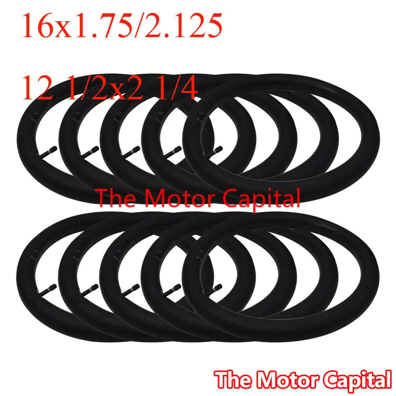 

16x1.75/2.125 12 1/2x2 1/4 Inner Tube For Electric Scooter 57-203 62-203 Bicycle Inner Tube Replacements