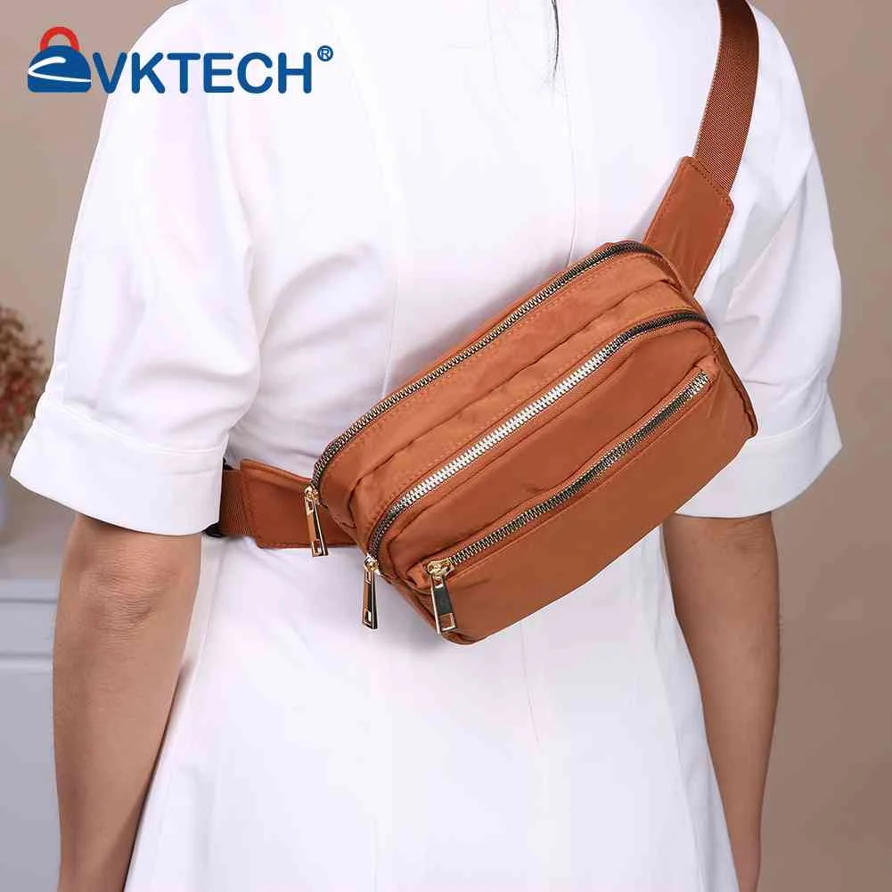 

Fashion Fanny Packs for Women Men Solid Color Belt Bum Pouch Zipper Outdoors Workout Crossbody Bag Adjustable Strap for Cycling