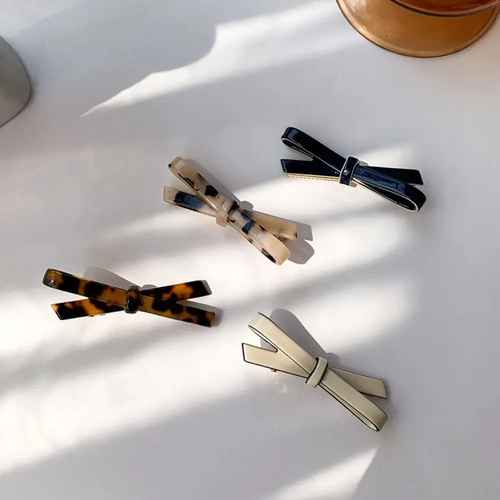 Заколка для волос с узелком-бабочкой женская повседневный модный элегантный