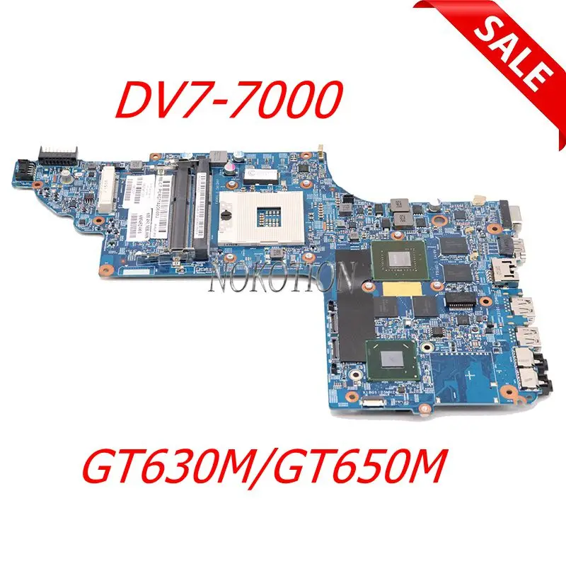 NOKOTION 682037-001 682016-001 712183-501 48 4st10. 031 материнская плата для ноутбука HP DV7-7000 HM77 DDR3 GT630M/GT650M