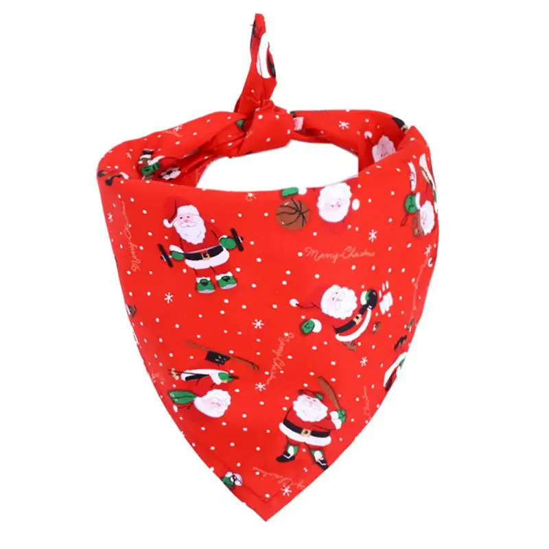 

1PC Adjustable Hip-Hop Style Dog Cat Bandana Scarf Collar Pet Neckerchief Puppy Pet Saliva Towel Cotton Triangle Towel Dog Decor