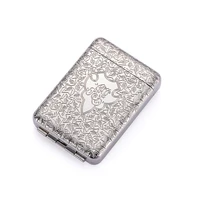 personalized metal cigarette case fashion pattern cigarette case mens gadgets smoking accessories can hold 14 cigarettes