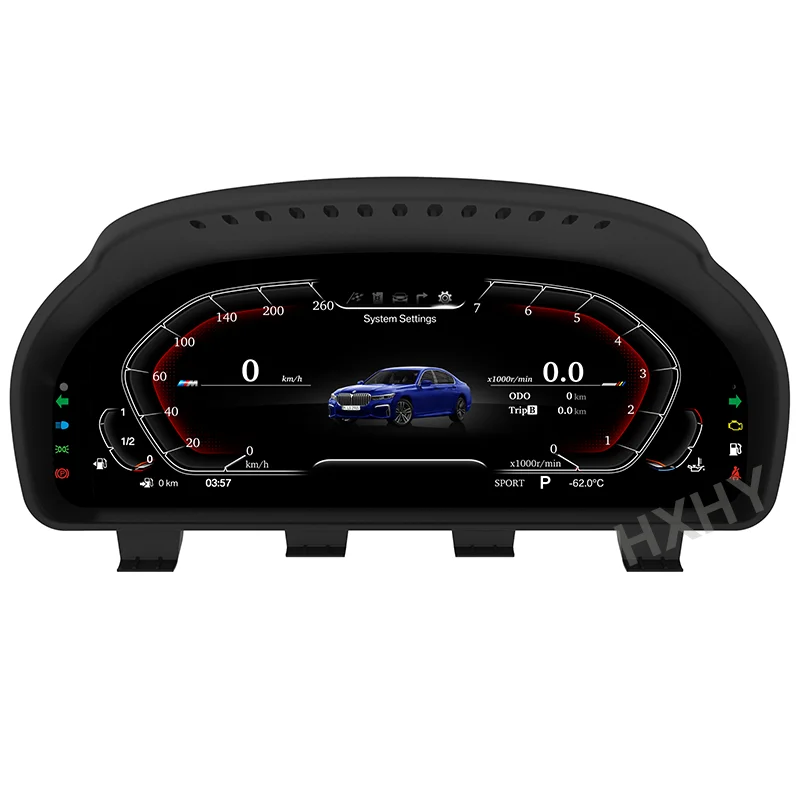 HXHY умные новейшие оригинальные автомобильные цифровые ЖК-спидомеры приборная