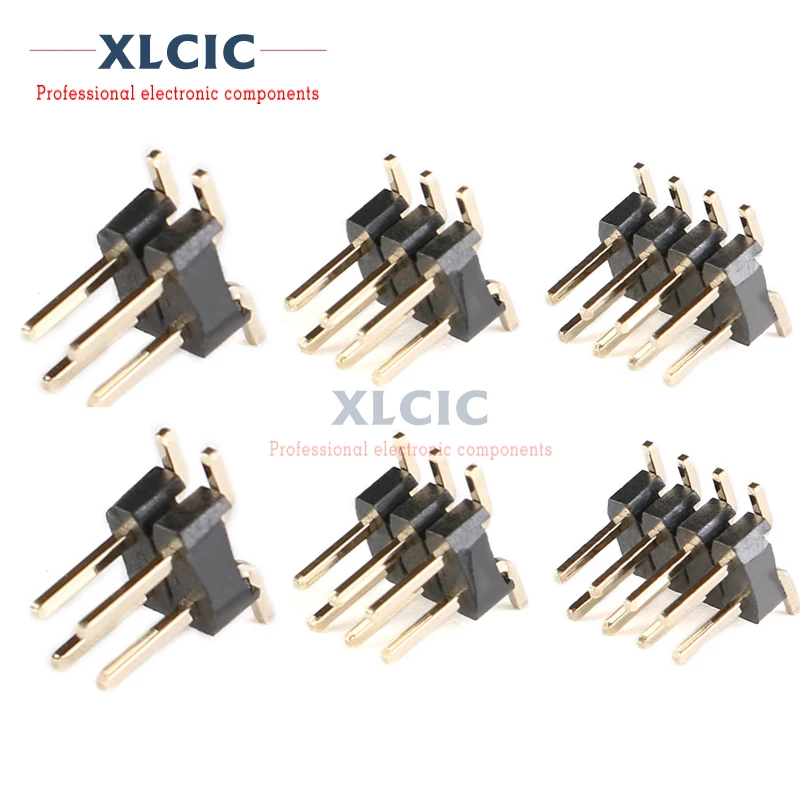 

10Pcs 2.0mm Pitch SMD SMT Double Row Male PIN Header2*3/4/5/6/8/10/12/15/20/40PIN Strip Connector