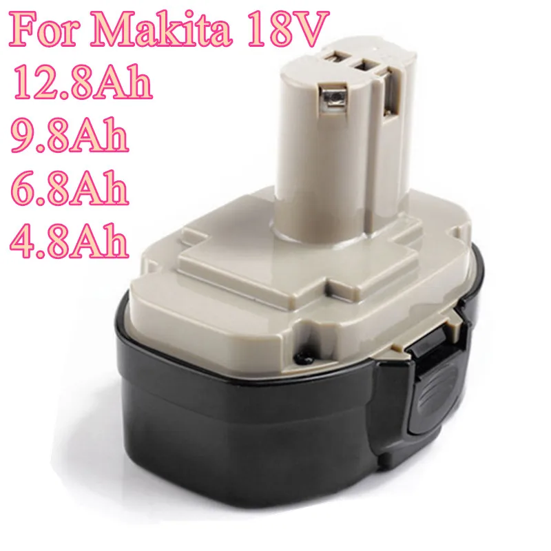 

New 18V 12800mAh Ni-MH Replacement Battery 6800mAh for Makita 18 v PA18 1822 1823 1834 1835 192827-3 192829-9 193159-1 193102
