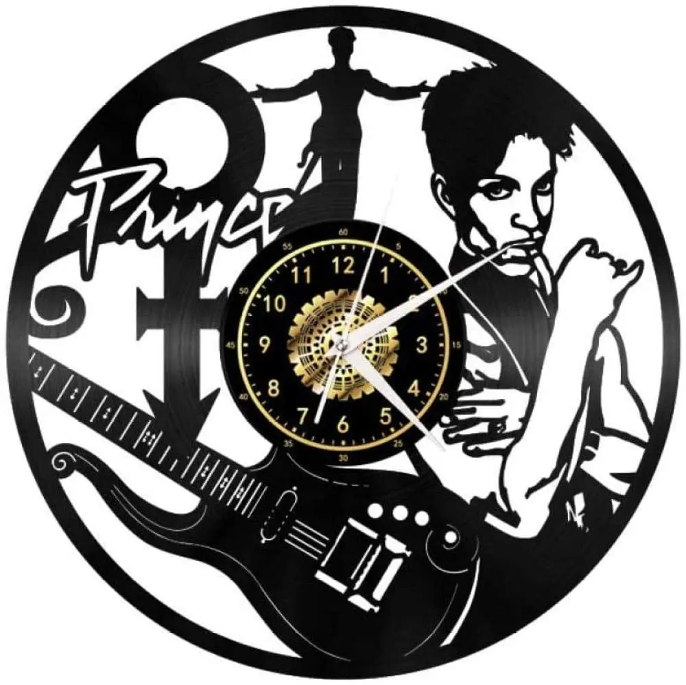 

Vinyl record wall clock Chinese style luminous bright living room decoration silent wall clock home decoration sweep second