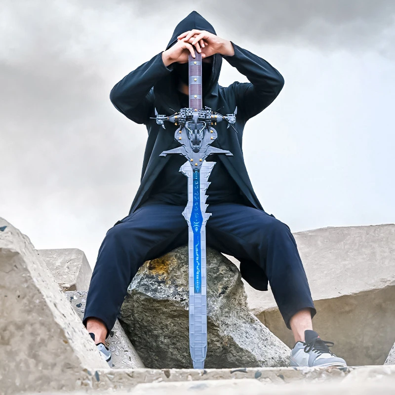 Кирпичи игрушечные из строительных блоков в сборе с ножом высокой технологии