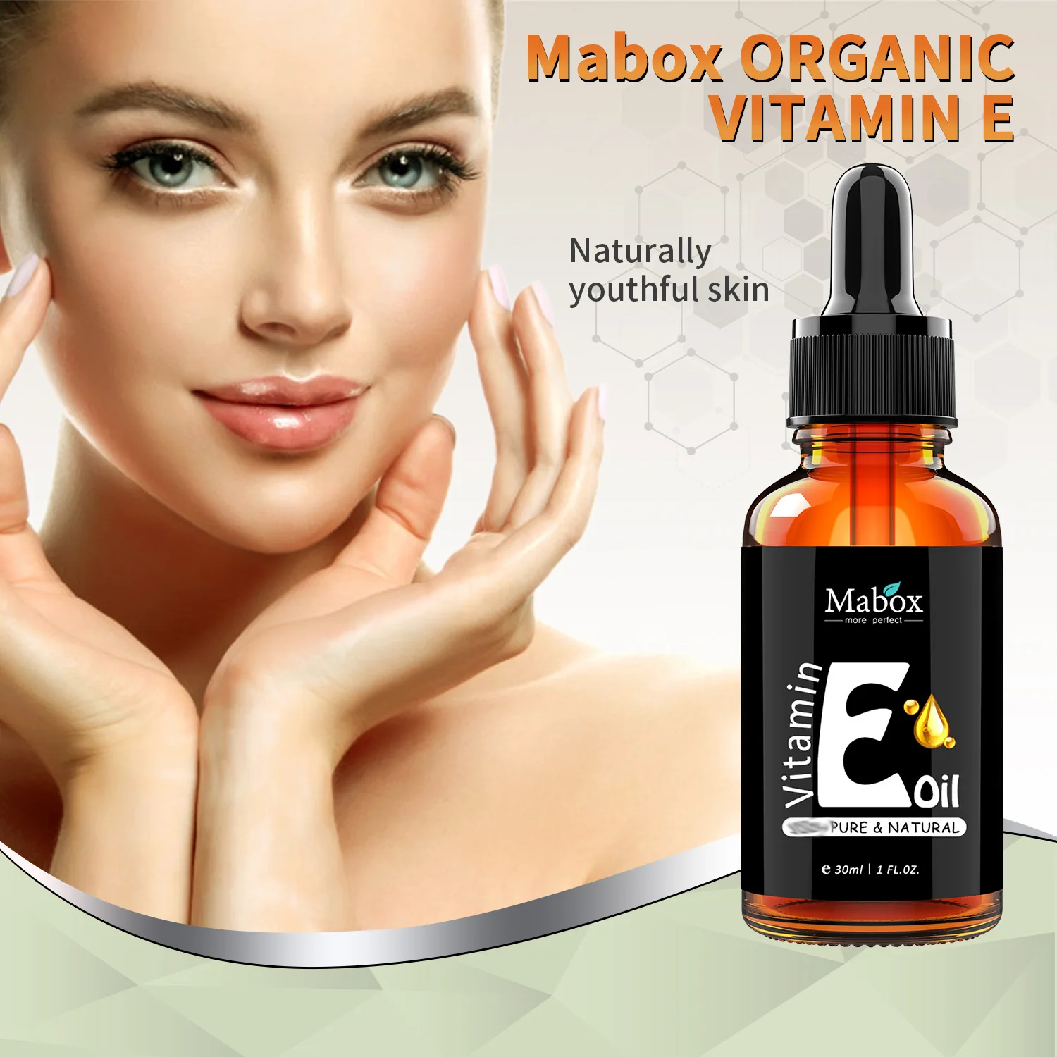 30ml Professional Anti-aging Vitamin E Oil Serum For Whitening Skin Reduces Wrinkles Face Fades Dark Spot and Circles Under Eye