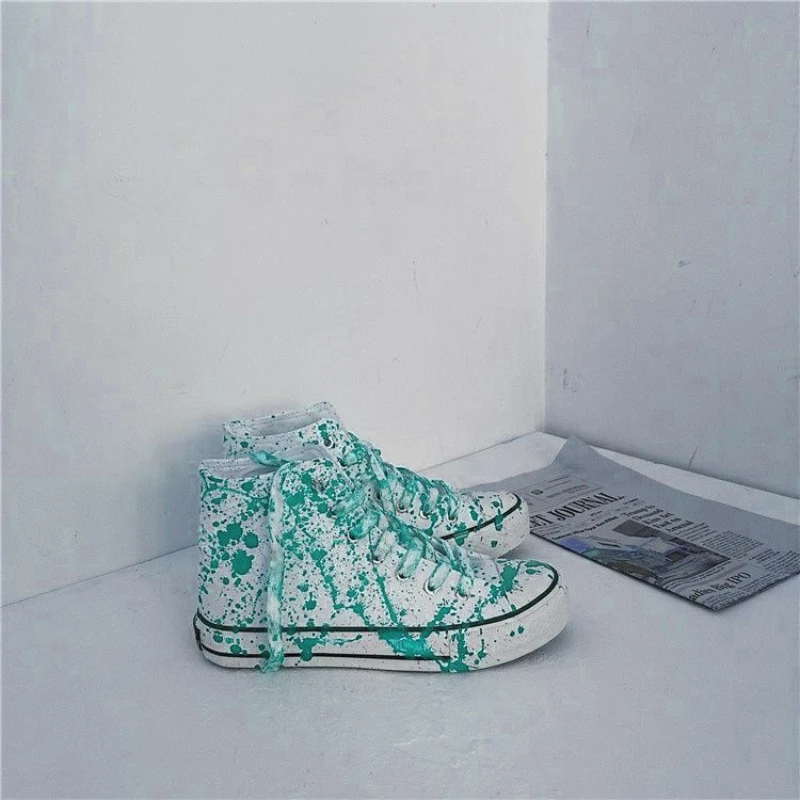 

Кеды кровяные мужские и женские, повседневная холщовая обувь, высокие кроссовки, плоская подошва, прогулочная обувь