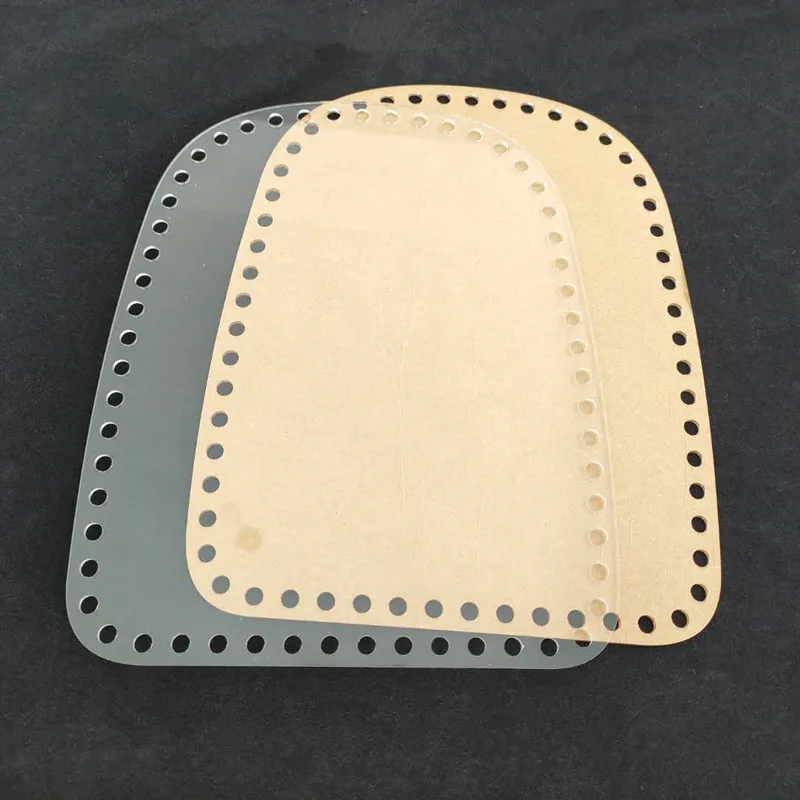 Ручная акриловая сумка материалы пластиковая основа для сумки Нижняя корзина