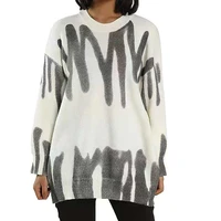 oversized tie dye spring knit women sweater fashion loose jersey blouse pull femme leopard knitted pullover sueter mujer