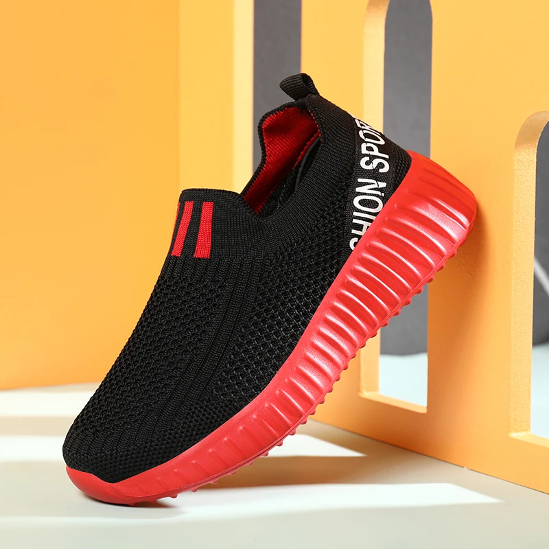 

Легкие вязаные кроссовки для мальчиков и девочек