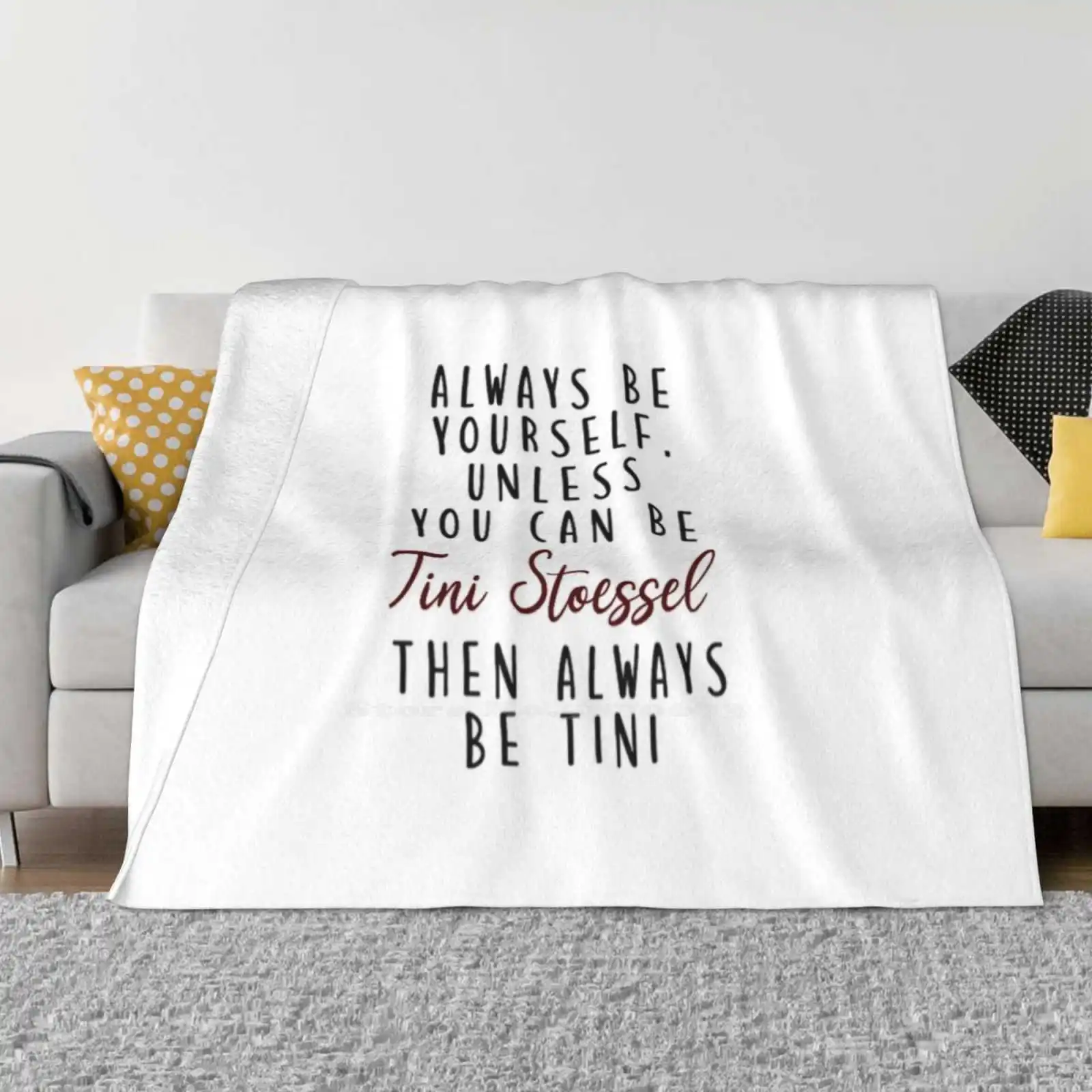 Tini Stoessel Креативный дизайн Удобное теплое фланелевое одеяло Tinistas Tinitastoessel Violetta Vilu