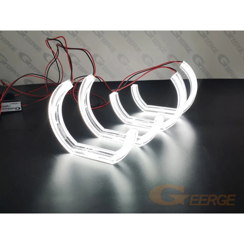 

Для BMW E46 Convertible Coupe Pre LCI 2001 2002 2003 Ксеноновая фара DRL Ультра яркий стиль DTM Led Angel Eyes Kit Halo Rings
