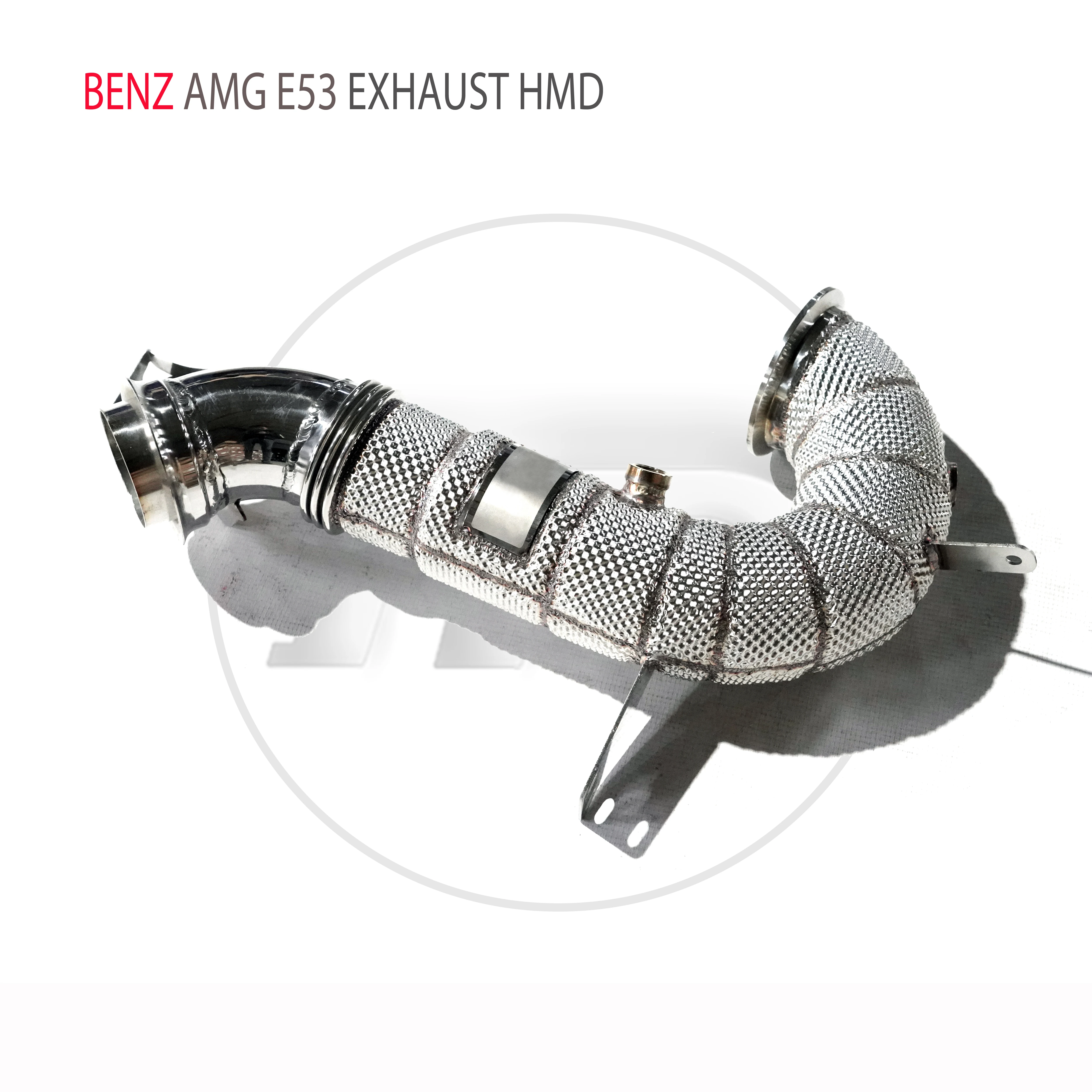 

HMD Exhaust Manifold Downpipe for BENZ AMG E53 Car Accessories Muffler With Catalytic Converter Header Without Cat Pipe