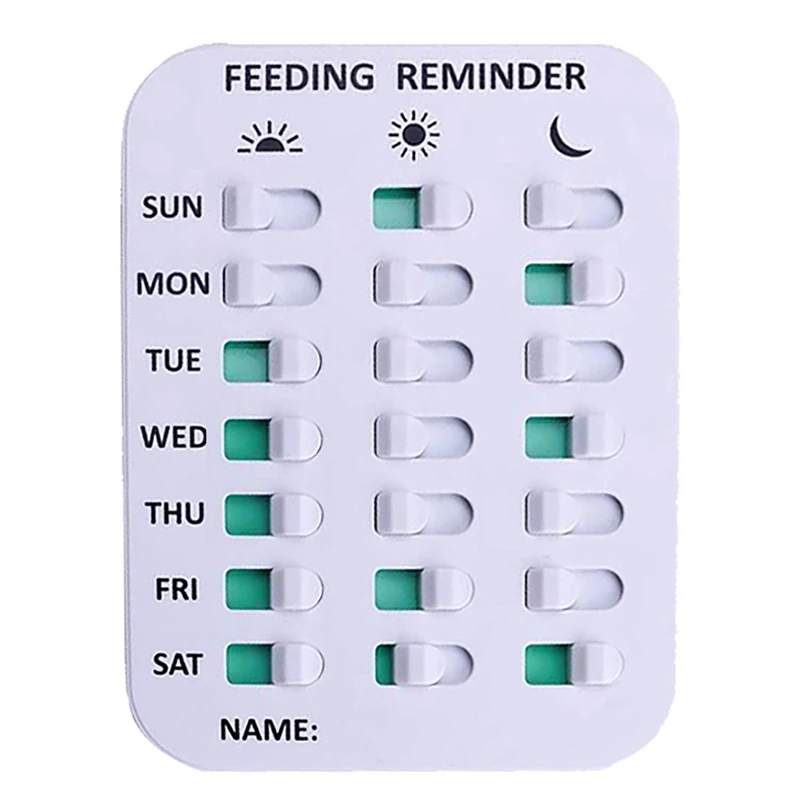 

1 PCS Dog Feeding Reminder ABS Pet Supplies Magnetic Or Double Sided Adhesive Application, Reminder To Feeding Of Pets