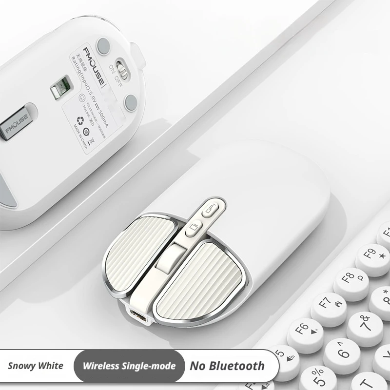 Симпатичная беспроводная Bluetooth-мышь с мультяшным дизайном, двойным режимом работы, перезаряжаемая, бесшумная, ультратонкая, портативная, для офиса, бизнеса, дома, работы, в подарок для женщин (art.: 3920db97e374d) - 3920db97e374d