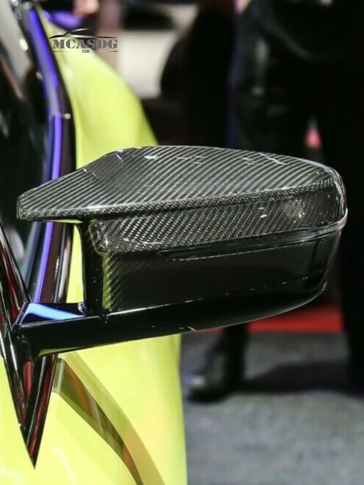 

Real Carbon Fiber Mirror Cap Cover Replacement Fit for BMW M3 M4 G80 G82 G83