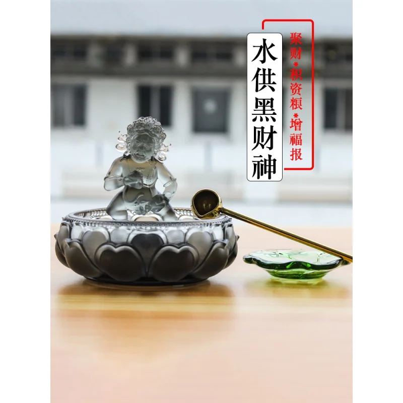 

Поставка воды, черная лягушка, украшение, цветная глазурь, пять дорог, семейное имя Бога, цвет красный, зеленый, черный и белый