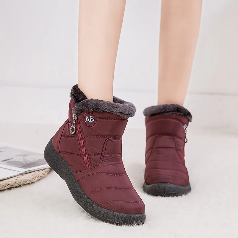 

Women Boots 2022 Fashion Waterproof Snow Boots for Winter Shoes Women Casual Lightweight Ankle Botas Mujer Warm Winter Boots