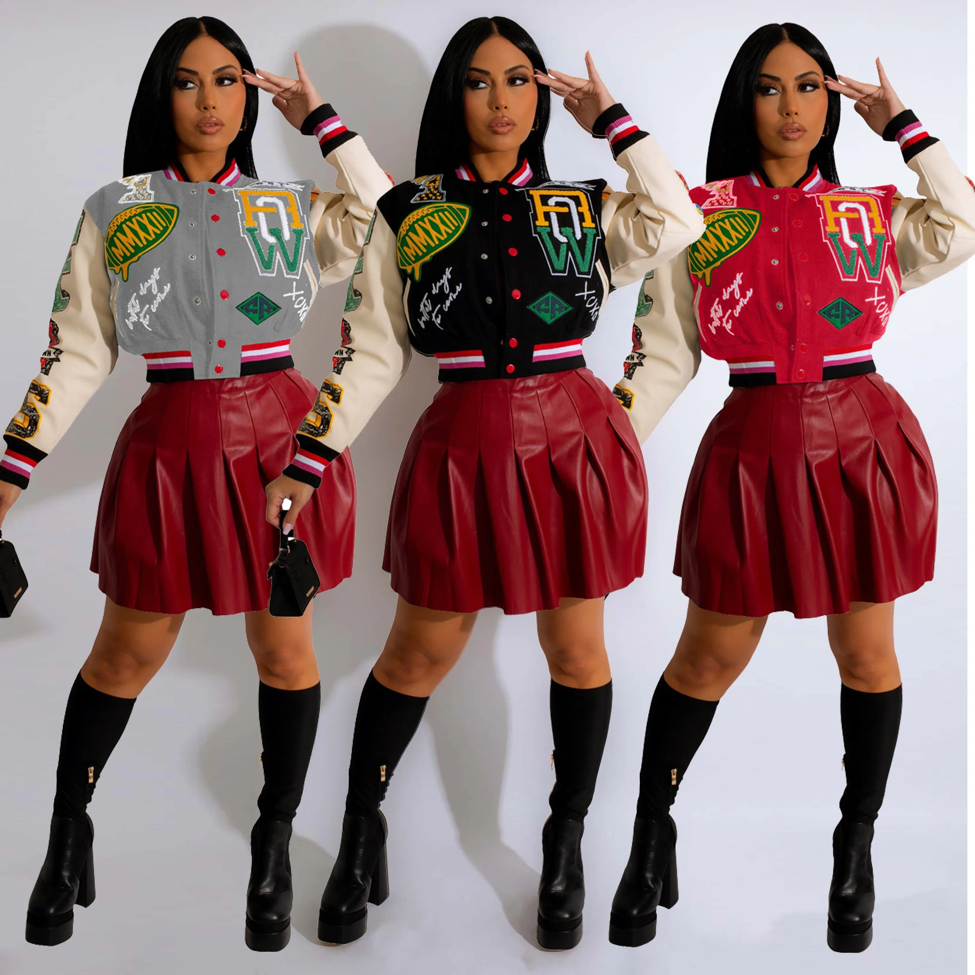 

Укороченная куртка-бомбер Cyber Y2K, уличная одежда для гонок, осеннее пальто, бейсбольная летняя куртка, зимняя одежда для женщин, 2022