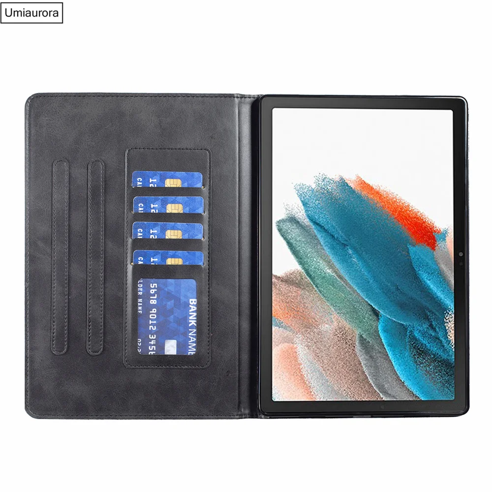 Чехол для Samsung Galaxy Tab A 8 0 10 1 2019 SM-T515 складная подставка флип-чехол из искусственной